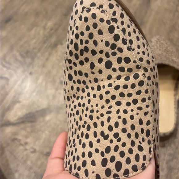 CL by Laundry Tan and Black Polka Dot Mules - Picture 8 of 8